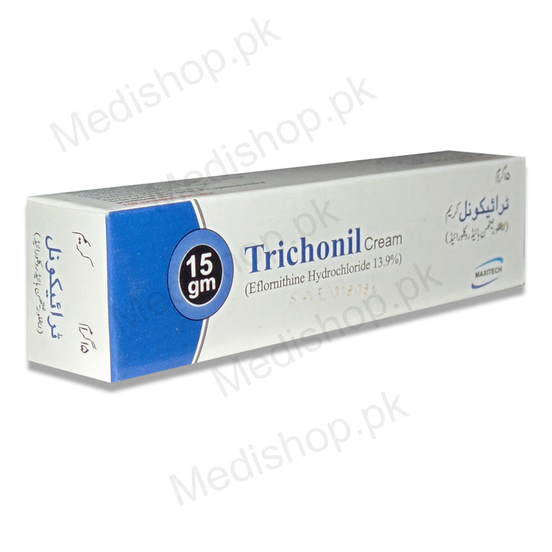 trichonil eflomithine hydrochloride maxitech pharma