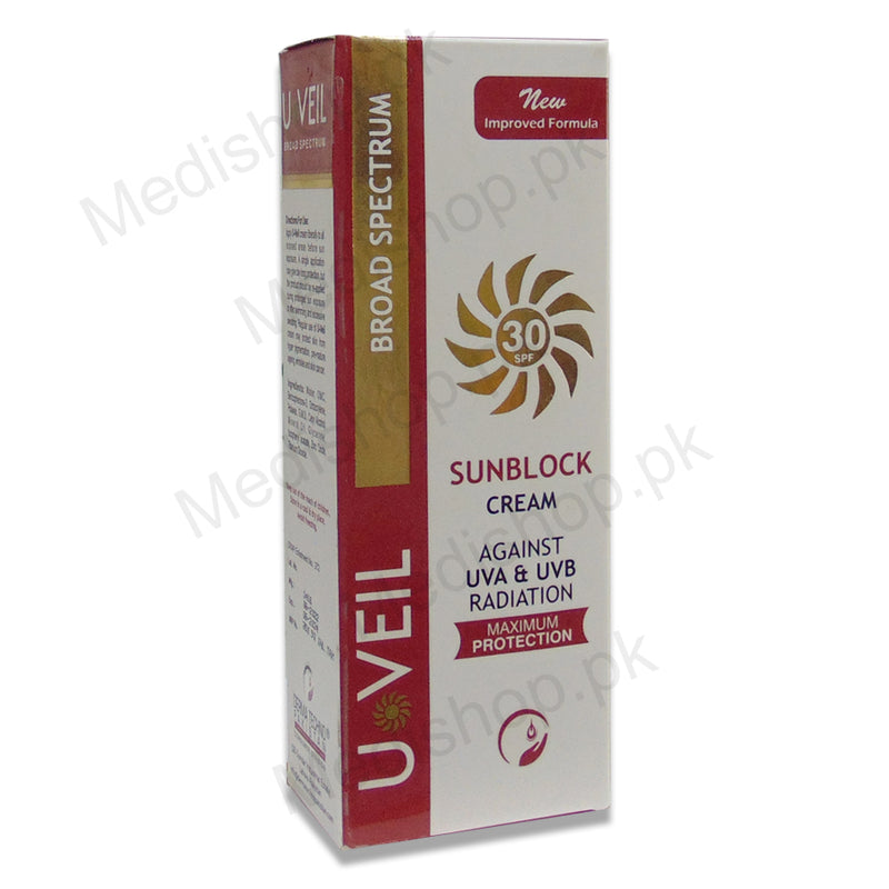    u veil sunblock cream