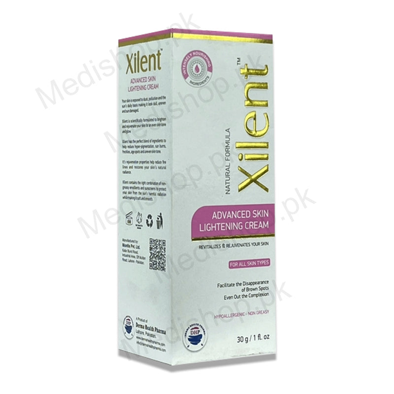     xilent advance skin lightening cream montis pharma