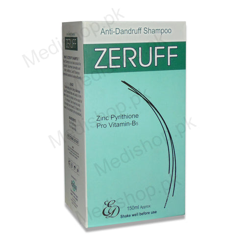 zeruff anti dandruff shampoo eva derm pharma