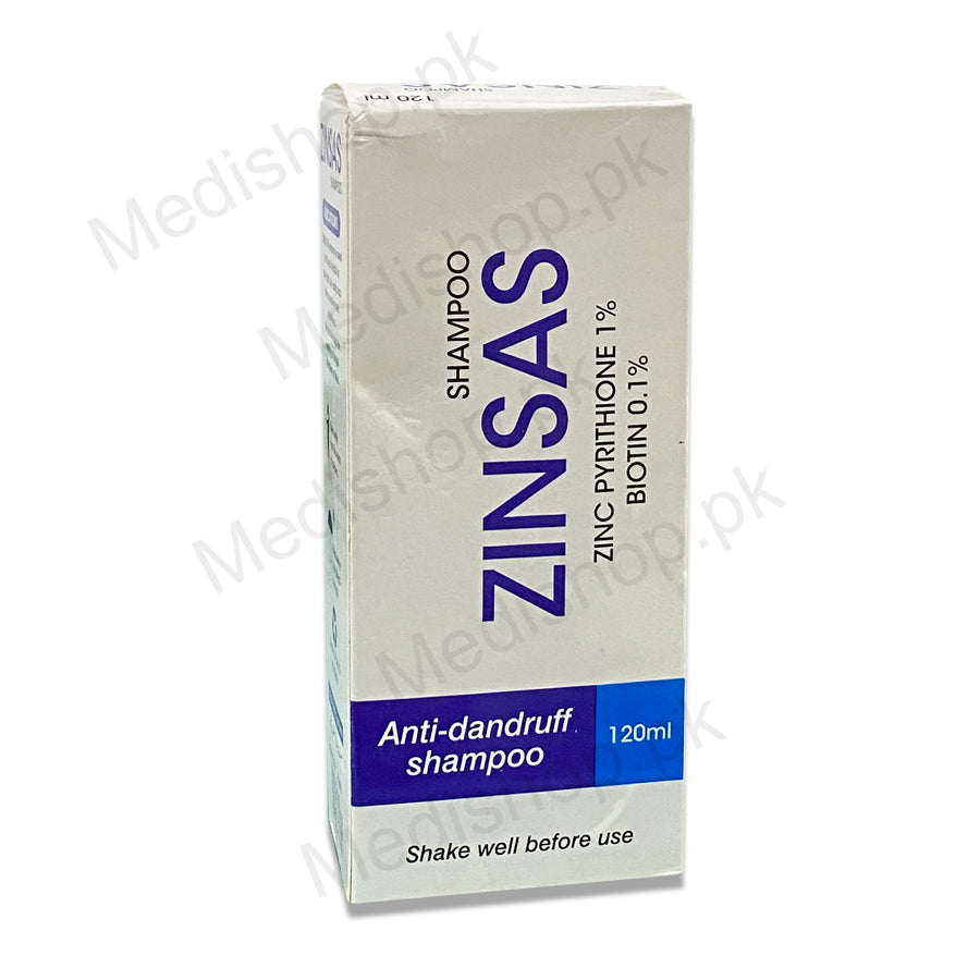 Zinsas Anti Dandruff Shampoo 120ml Medishoppk